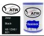 Preview: Jeep, Black, X8 / DX8 / 601: 500ml Lackdose, von ATW Autoteile West.